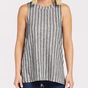 Sunday In Brooklyn Striped Tunic Tank